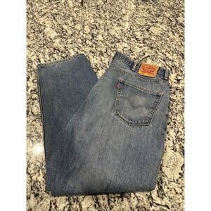 Levi's 550 Jeans Mens 44x32 Blue Straight‎ Denim